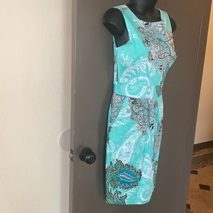 XOXO teal tank top dress size 3/4 with pockets